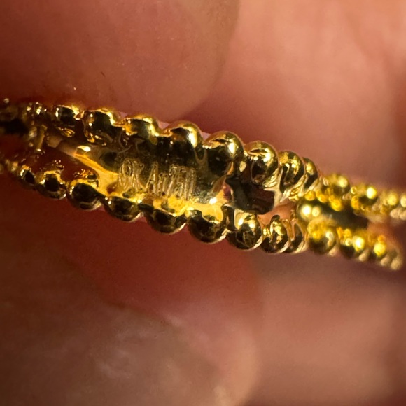 COPY - COPY - 18K Real Gold Black Flower Pendant Only - Picture 7 of 7